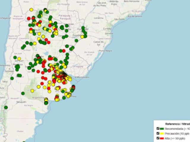 Recomiendan no beber ni usar para cocinar el agua en 7 localidades cordobesas por los altos niveles de arsénico
